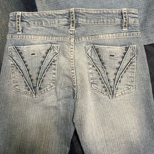 Blue Exchange Jeans With Design Back Pockets